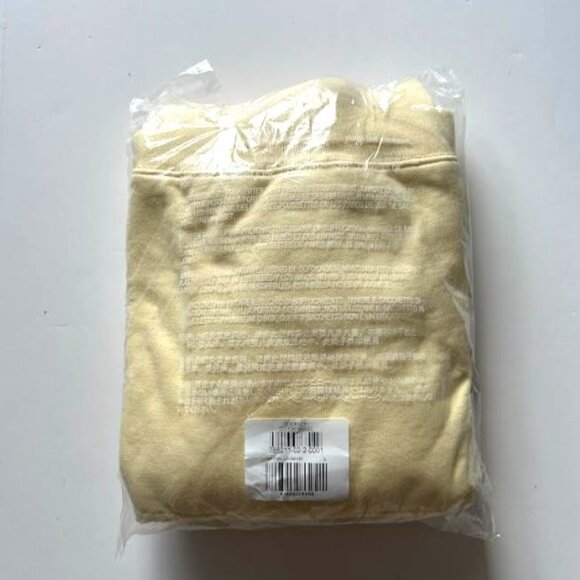 Gap × Malbon Adult Heavyweight French Terry Logo Hoodie Maize Yellow S - Picture 9 of 9